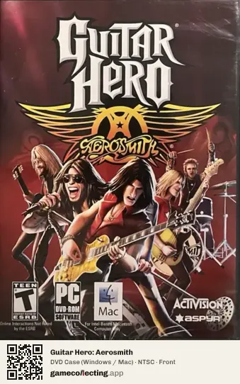 Guitar Hero: Aerosmith Computer, NTSC box front