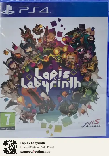 Lapis x Labyrinth PlayStation 4, PAL box front