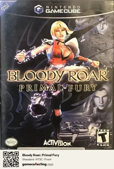 Bloody Roar: Primal Fury Nintendo GameCube, NTSC box front