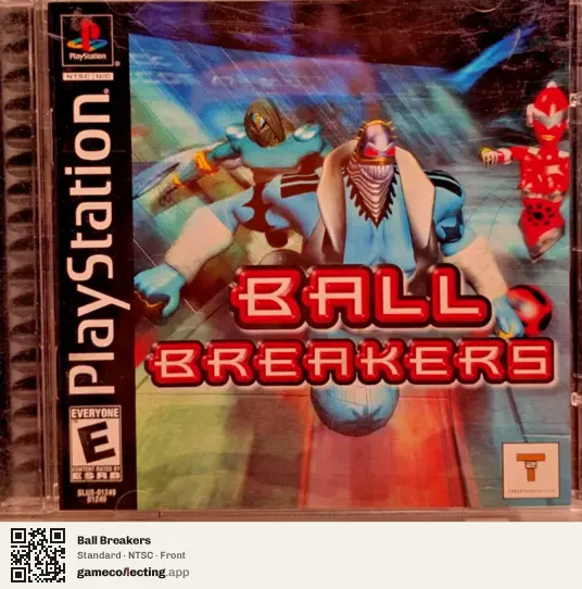 Ball Breakers PlayStation, NTSC box front