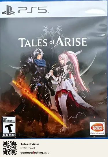 Tales of Arise PlayStation 5, NTSC box front