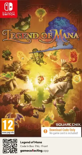 Legend of Mana Nintendo Switch, PAL box front