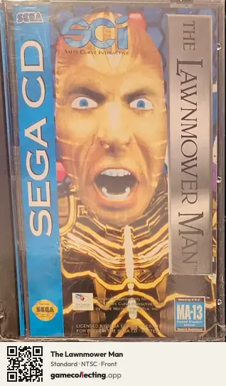 The Lawnmower Man Sega Mega-CD / Sega CD, NTSC box front
