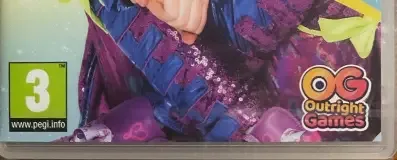 JoJo Siwa: Worldwide Party, the PEGI square on its front