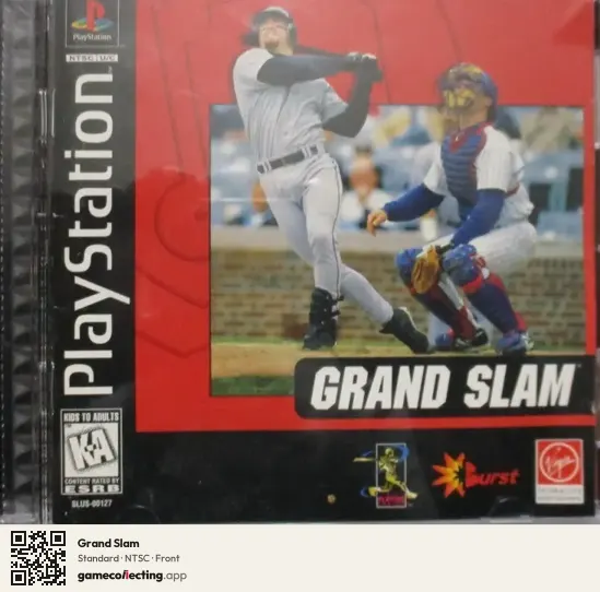 Grand Slam PlayStation, NTSC box front