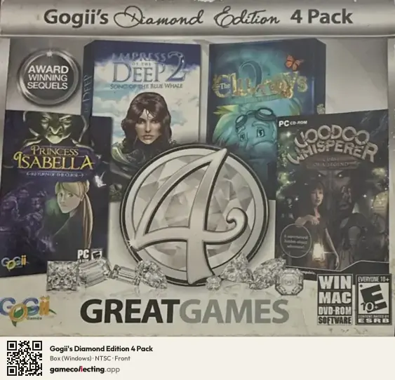 Gogii's Diamond Edition 4 Pack Computer, NTSC box front