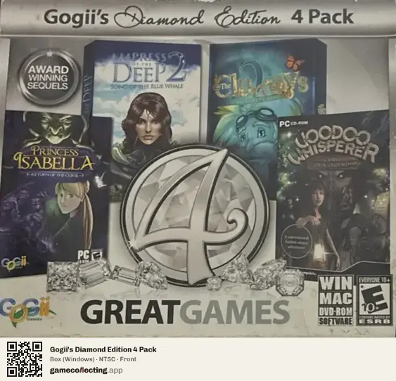Gogii's Diamond Edition 4 Pack Computer, NTSC box front