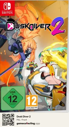 Dusk Diver 2 Nintendo Switch, PAL box front