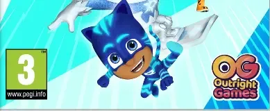 PJ Masks Power Heroes: Mighty Alliance, the PEGI square on its front