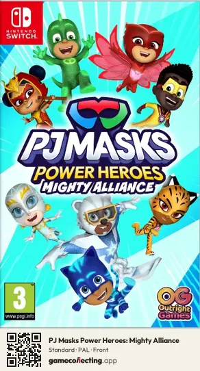PJ Masks Power Heroes: Mighty Alliance Nintendo Switch, PAL box front