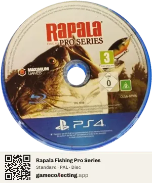Rapala Fishing Pro Series PlayStation 4, PAL disc