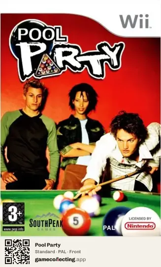 Pool Party Nintendo Wii, PAL box front