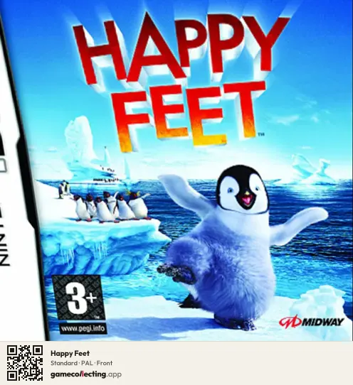 Happy Feet Nintendo DS, PAL box front