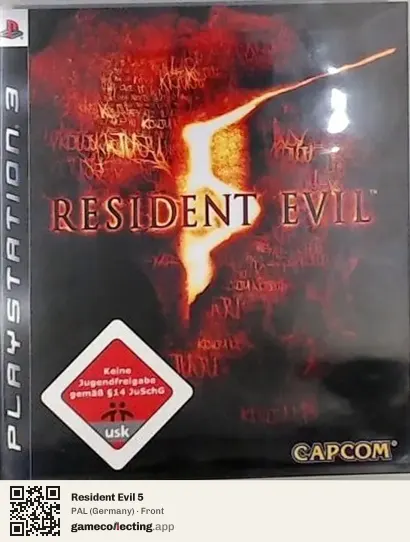 Resident Evil 5 PlayStation 3, Germany box front