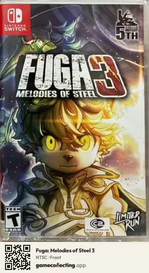 Fuga: Melodies of Steel 3 Nintendo Switch, NTSC box front