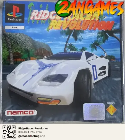 Ridge Racer Revolution PlayStation, PAL box front