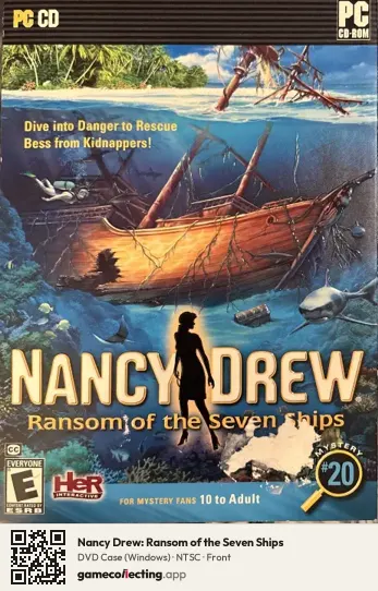 Nancy Drew: Ransom of the Seven Ships Computer, NTSC box front