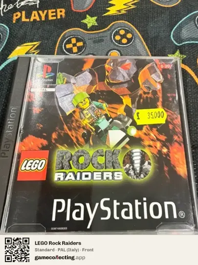 LEGO Rock Raiders PlayStation, Italy box front