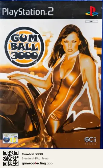 Gumball 3000 PlayStation 2, PAL box front