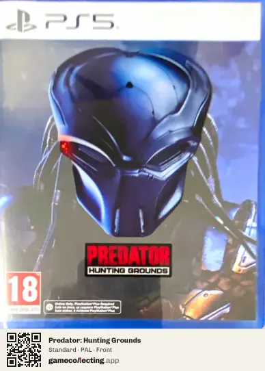 Predator: Hunting Grounds PlayStation 5, PAL box front