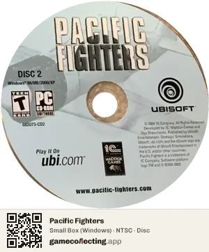Pacific Fighters Computer, NTSC disc