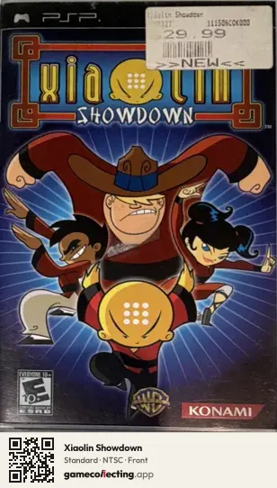Xiaolin Showdown PlayStation Portable, NTSC box front