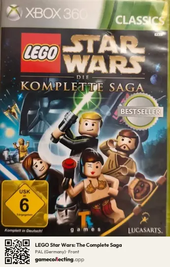 LEGO Star Wars: The Complete Saga Xbox 360, Germany box front