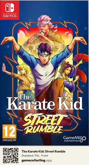 The Karate Kid: Street Rumble Nintendo Switch, PAL box front