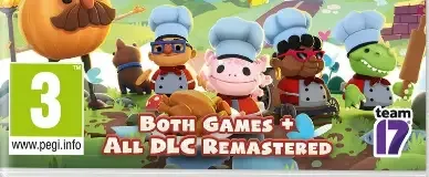 Overcooked! All You Can Eat, the PEGI square on its front