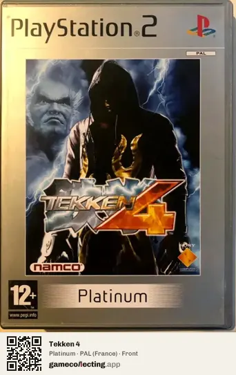Tekken 4 PlayStation 2, France box front