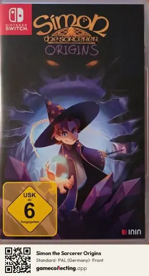 Simon the Sorcerer Origins Nintendo Switch, Germany box front