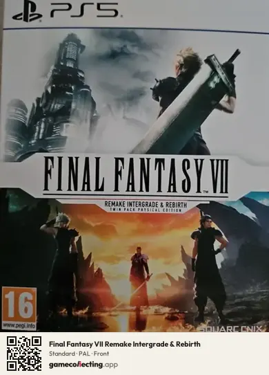 Final Fantasy VII Remake Intergrade & Rebirth PlayStation 5, PAL box front