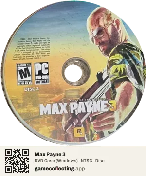 Max Payne 3 Computer, NTSC disc