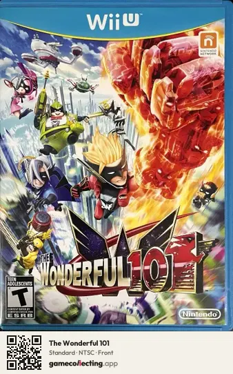 The Wonderful 101 Nintendo Wii U, NTSC box front