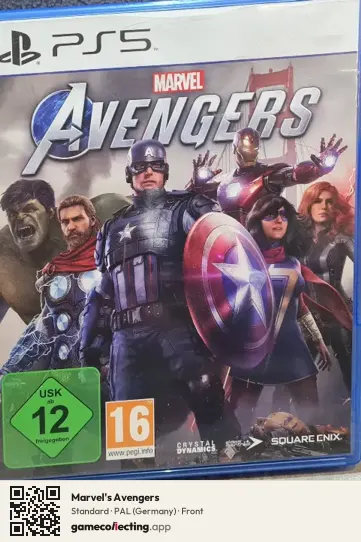 Marvel's Avengers PlayStation 5, Germany box front