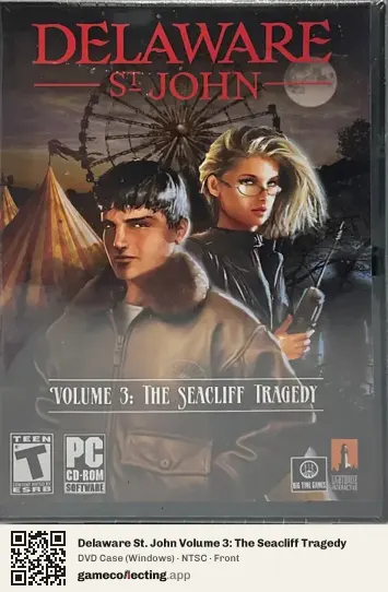 Delaware St. John Volume 3: The Seacliff Tragedy Computer, NTSC box front