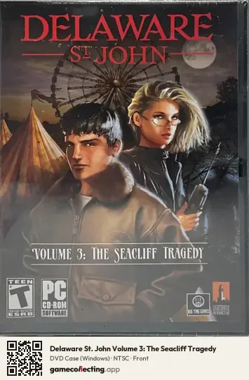 Delaware St. John Volume 3: The Seacliff Tragedy Computer, NTSC box front