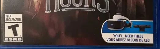 The Invisible Hours, the ESRB box on its front