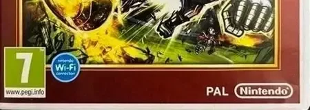 Mario Strikers Charged, the PEGI square on its front