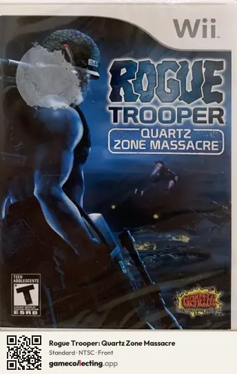 Rogue Trooper: Quartz Zone Massacre Nintendo Wii, NTSC box front
