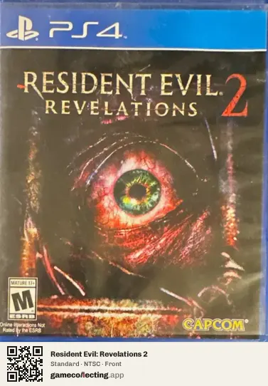 Resident Evil: Revelations 2 PlayStation 4, NTSC box front