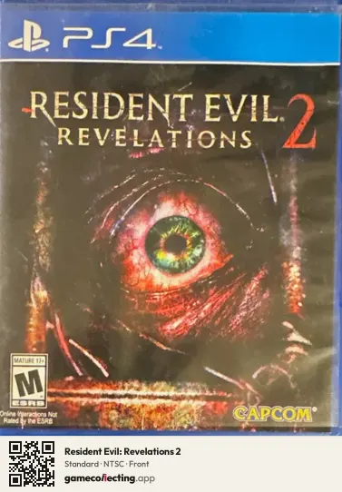 Resident Evil: Revelations 2 PlayStation 4, NTSC box front