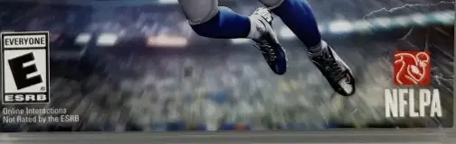 Madden NFL 16, the ESRB box on its front
