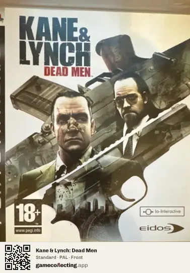 Kane & Lynch: Dead Men PlayStation 3, PAL box front