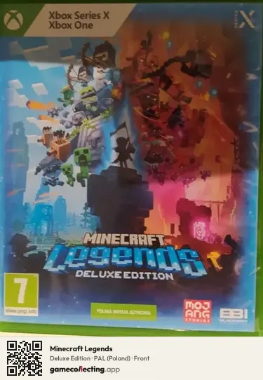 Minecraft Legends Xbox Series X, Poland box front