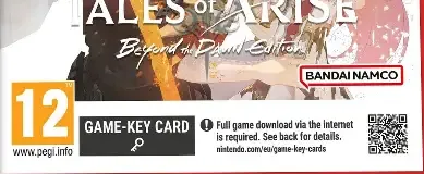 Tales of Arise, the PEGI square on its front