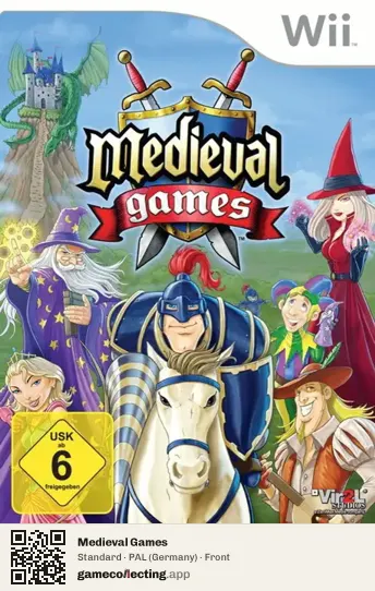 Medieval Games Nintendo Wii, Germany box front