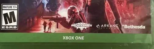 Wolfenstein: Youngblood, the ESRB box on its front