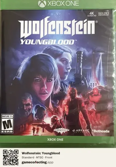 Wolfenstein: Youngblood Xbox One, NTSC box front