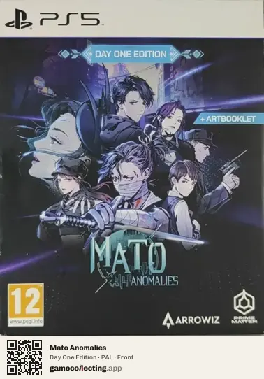 Mato Anomalies PlayStation 5, PAL box front